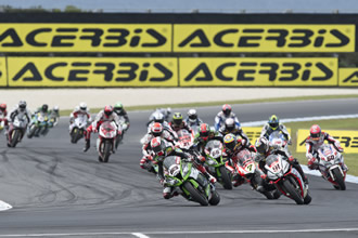 SBK start at Phillip Island