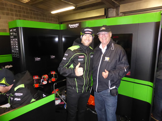 Tom Sykes with PPT Managing Director Gordon Howell