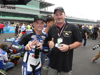 Sam Lowes on Moto2 Grid