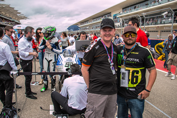 On the grid as Platinum MotoGP Team Experience (Texas)