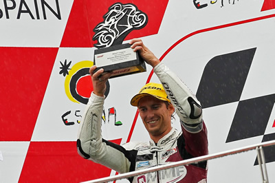 Ant West on Sepang podium