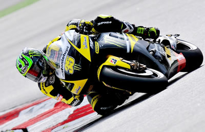 Cal Crutchlow testing in Sepang