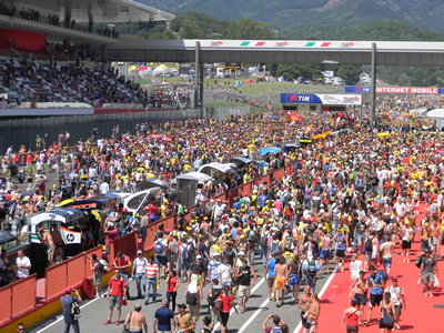 Mugello podium rush