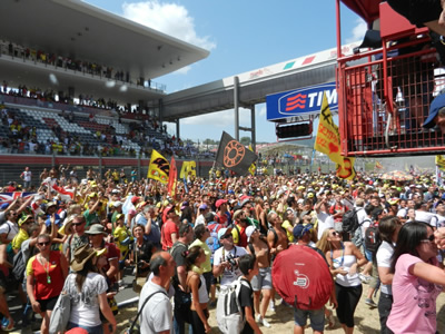 Mugello track invasion