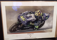 Rossi bike painting