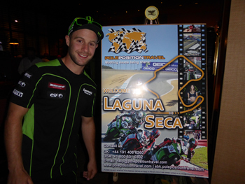 Jonathan Rea is guest at opening reception