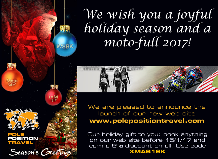 Happy Holidays from Pole Position Travel