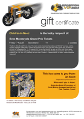 gift certificates