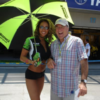 california umbrella girl