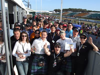 Phillip Island VIP crew after happy weekend