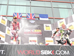 Podium at Magny Cours