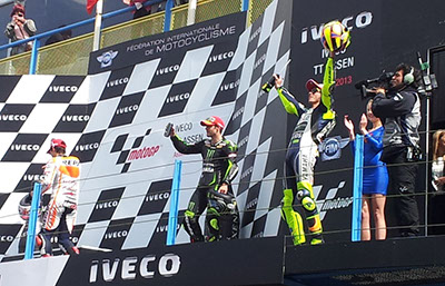 Rossi takes victory