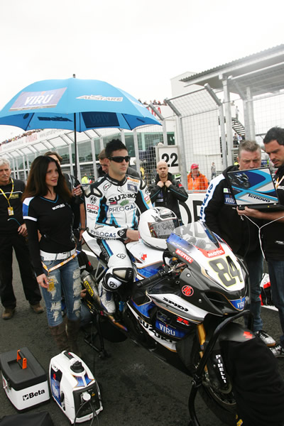 Fabrizio on start grid - 