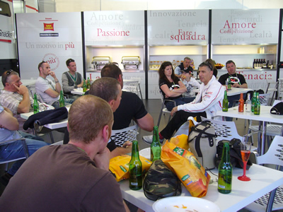 Antonio Jimenez (chief mechanic to Marco Melandri) gives us the inside scoop at Thurs insider's night in 2010