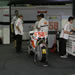 Gresini pit in action