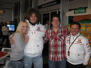 Marco Simoncelli, Fausto Gresini & PPT customers