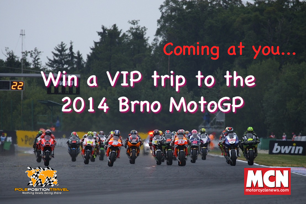 Win a trip to the Brno MotoGP 2014 with Pole Position Travel and Motorcycle news 