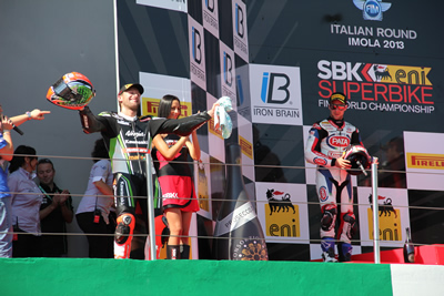 Tom Sykes wins in Imola